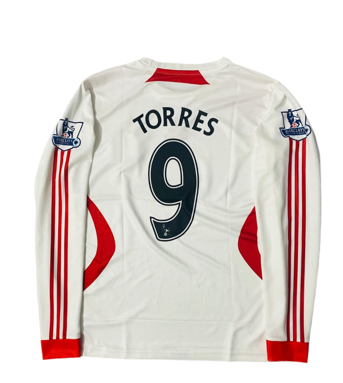 TORRES LIVERPOOL 2007/08 AWAY PREMIUM RETRO KIT