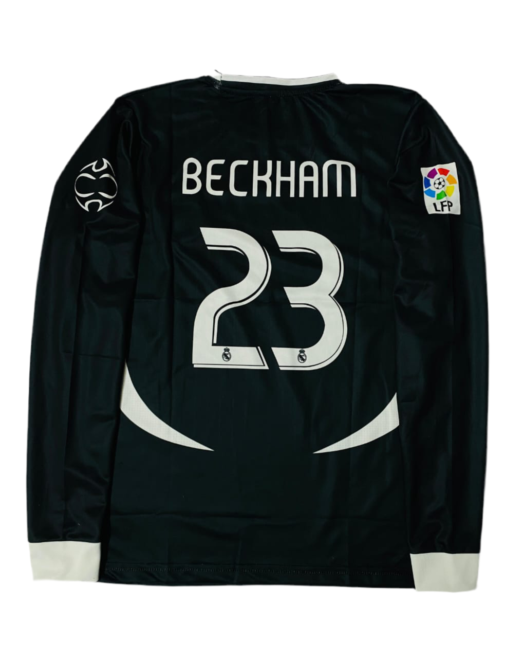 BECKHAM REAL MADRID 2006-07 AWAY PREMIUM RETRO KIT