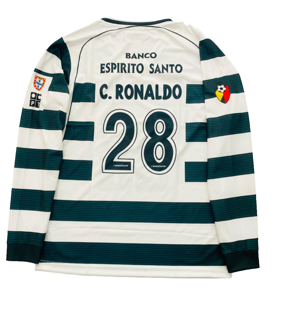 CR7 SPORTING 2001-02 PREMIUM RETRO KIT