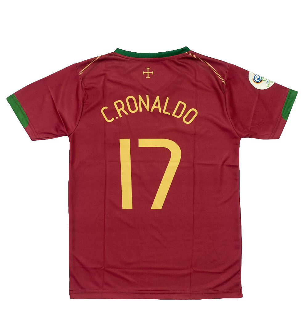 CR7 PORTUGAL 2006 WORLD CUP HOME PREMIUM RETRO KIT