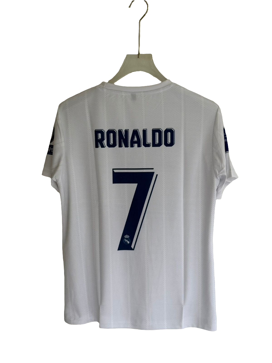 CR7 REAL MADRID 2017/18 HOME PREMIUM RETRO KIT