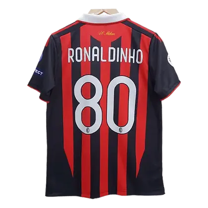 RONALDHINO AC MILAN 2009-2010 HOME PREMIUM RETRO KIT