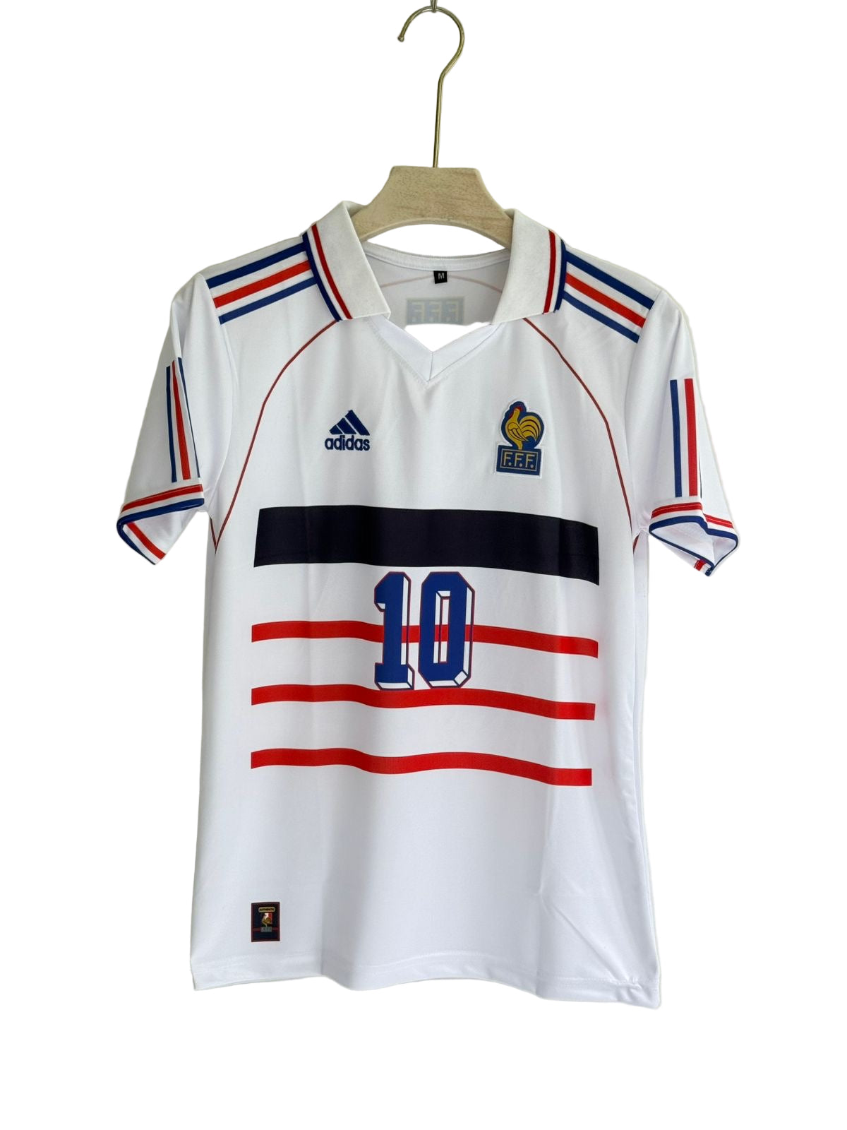 ZIDANE FRANCE 1998 AWAY PREMIUM RETRO KIT