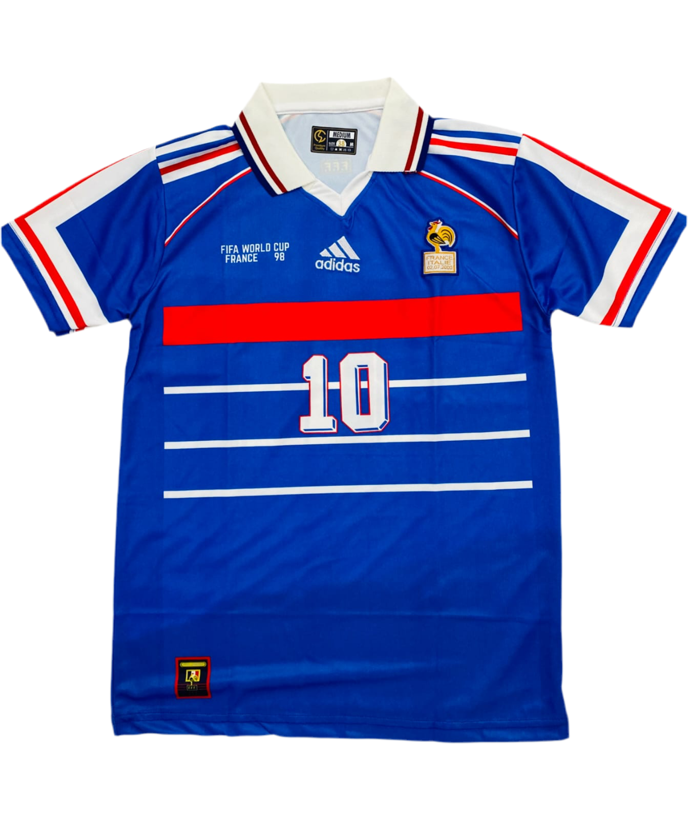 ZIDANE FRANCE 1998 WORLD CUP PREMIUM RETRO KIT