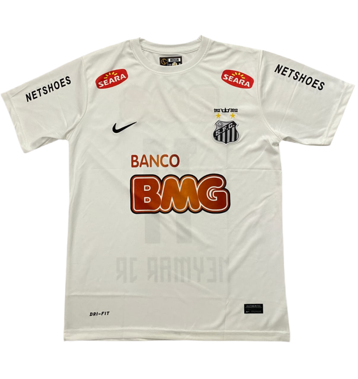 NEYMAR SANTOS 2012/13 HOME PREMIUM RETRO KIT