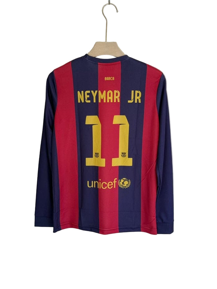 NEYMAR BARCELONA 2014/15 PREMIUM RETRO FULL SLEEVES
