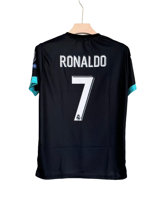 RONALDO REAL MADRID 2017/18 AWAY PREMIUM RETRO KIT