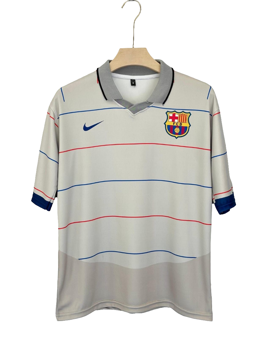 RONALDHINO BARCA 2003/04 AWAY PREMIUM RETRO OVERSIZED KIT