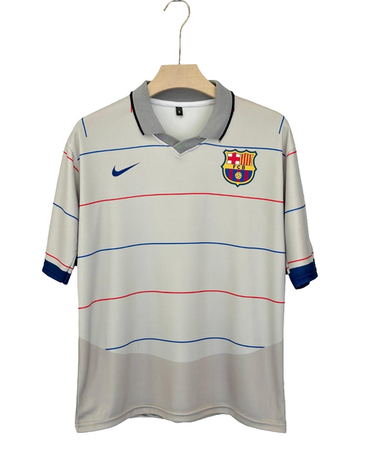 RONALDHINO BARCA 2003/04 AWAY PREMIUM RETRO OVERSIZED KIT