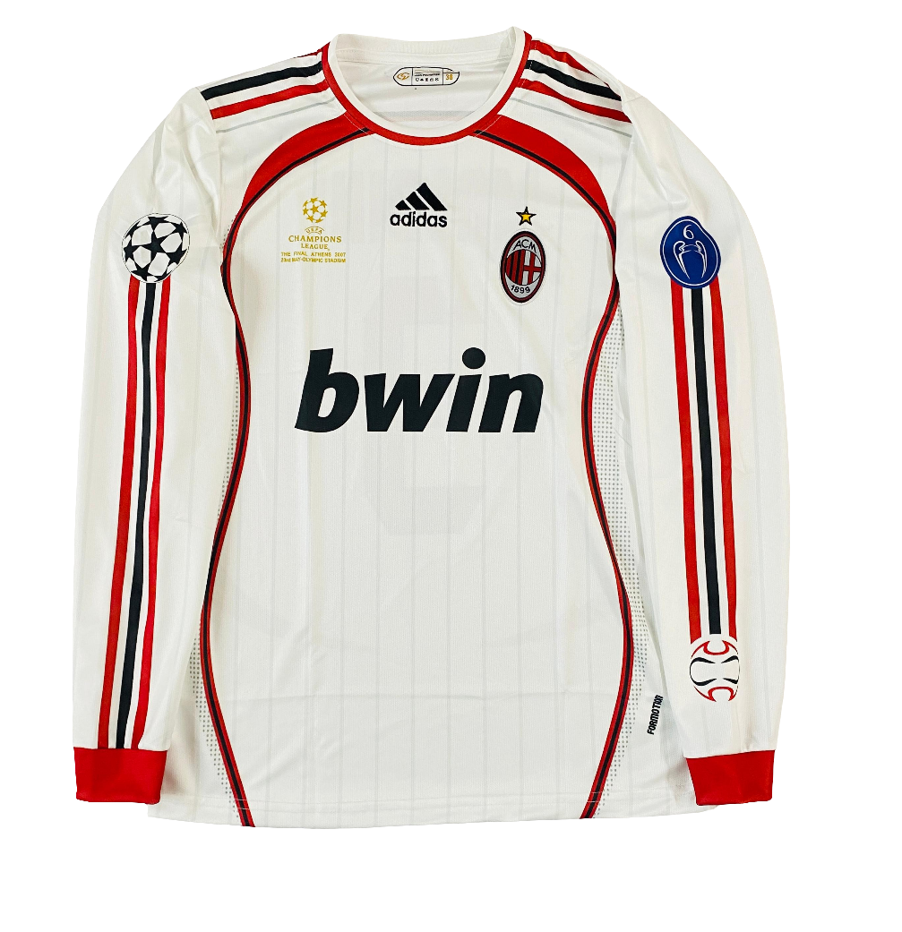 AC MILAN MALDINI 2006/07 AWAY PREMIUM RETRO KIT