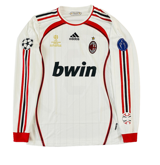 AC MILAN MALDINI 2006/07 AWAY PREMIUM RETRO KIT