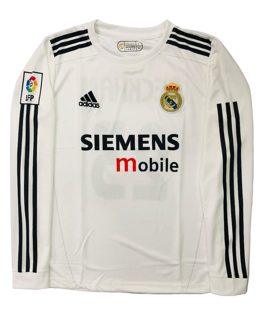 REAL MADRID BECKHAM 2004/05 PREMIUM RETRO KIT