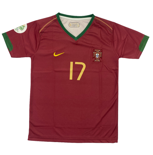 CR7 PORTUGAL 2006 WORLD CUP HOME PREMIUM RETRO KIT