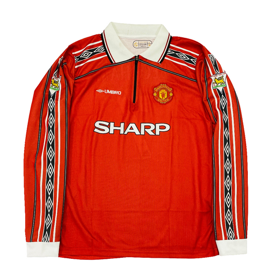 BECKHAM MANCHESTER UNITED 1998-98 HOME PREMIUM RETRO KIT