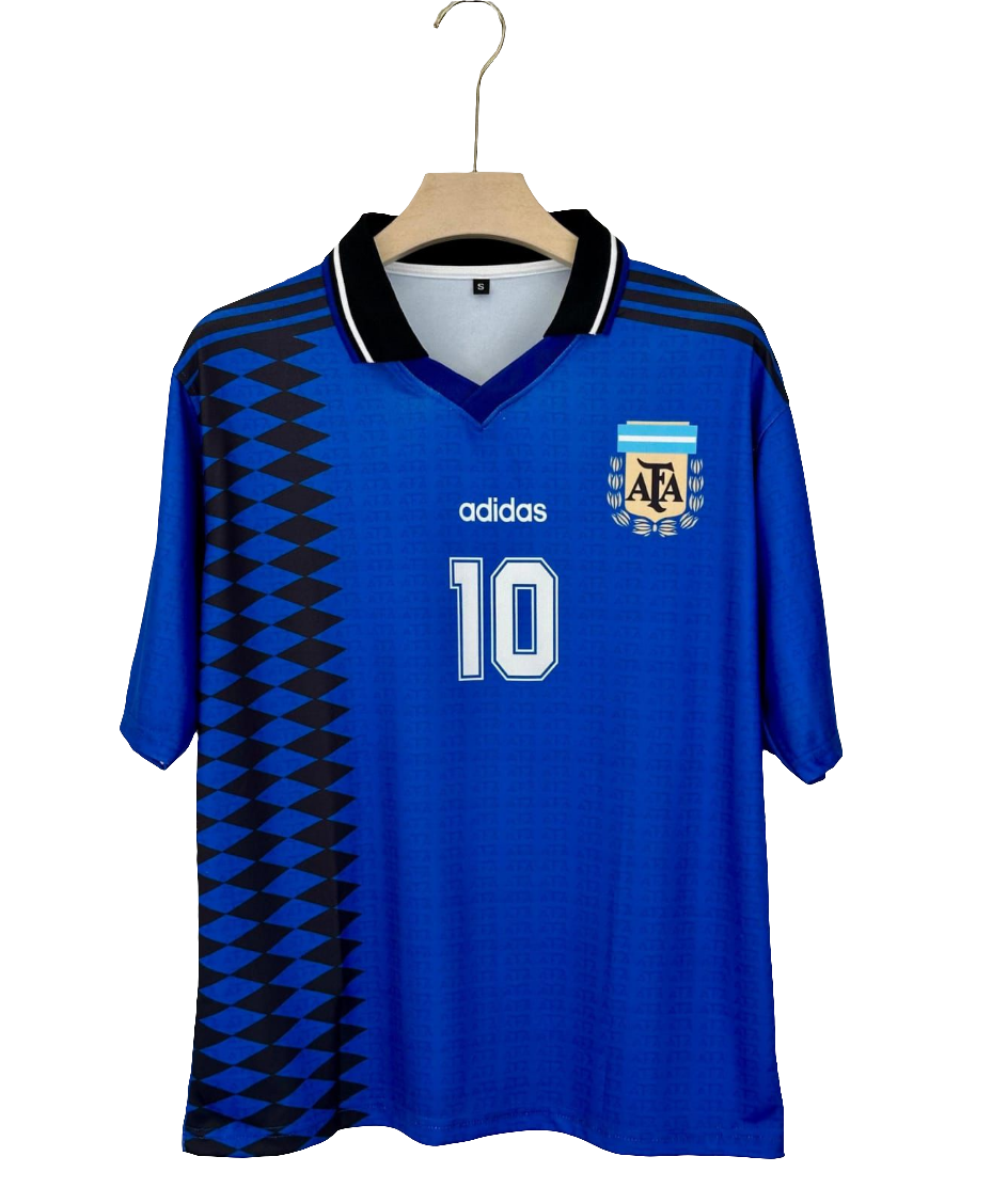 MARADONA ARGENTINA 1994 AWAY PREMIUM RETRO OVERSIZED KIT