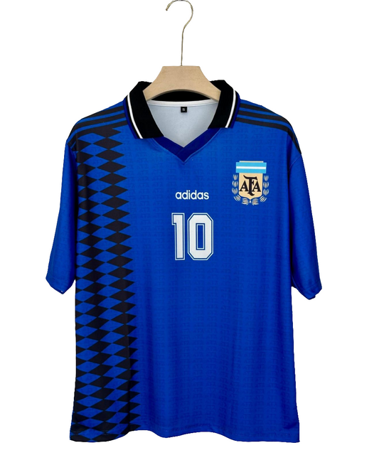 MARADONA ARGENTINA 1994 AWAY PREMIUM RETRO OVERSIZED KIT