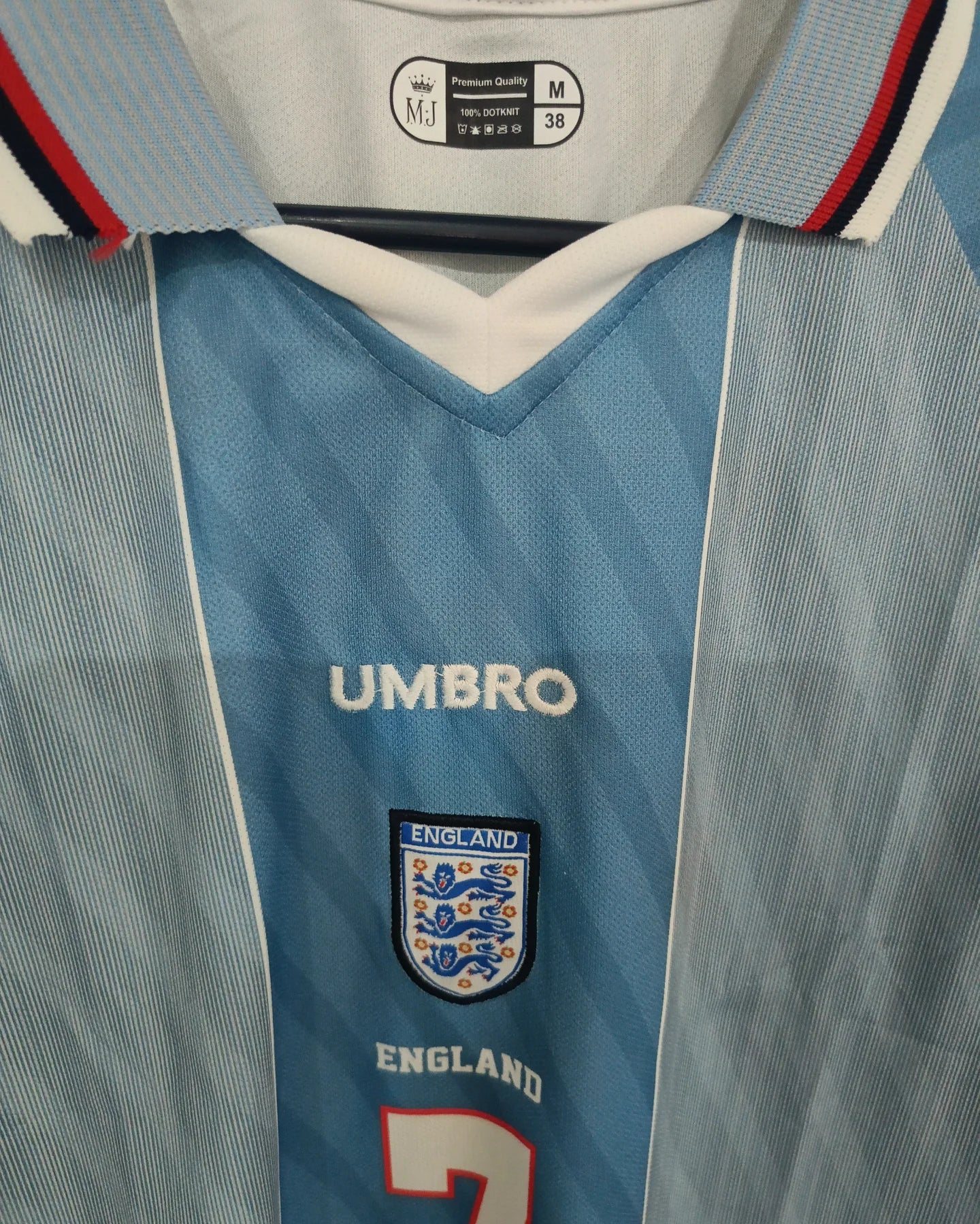 BECKHAM ENGLAND 1996 PREMIUM RETRO KIT